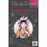 Pink Ink Designs Spirit Warrior A5 Clear Stamp (PI106) (OUTLET)