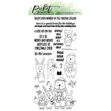 Picket Fence Studios Lots of Christmas Cheer 4x8 Inch Clear Stamps (C-128) (OUTLET)