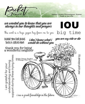 Picket Fence Studios I'll Always Pick You 6x6 Inch Clear Stamps (F-158) (OUTLET) Picket Fence Studios I'll Always Pick You 6x6 Inch Clear Stamps (F-158) (OUTLET)