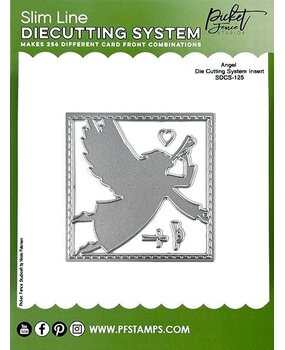 Picket Fence Studios Angel Slim Line 4x4 Inch Die Cutting System Insert (SDCS-125) (OUTLET) Picket Fence Studios Angel Slim Line 4x4 Inch Die Cutting System Insert (SDCS-125) (OUTLET)
