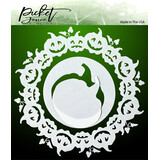 Picket Fence Studios Jack-o-Lantern 6x6 Inch Stencil (SC-260) (OUTLET)