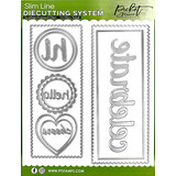 Picket Fence Studios Scallop Framed Slim Line Die Cutting System (SDCS-113) (OUTLET)