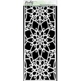 Picket Fence Studios Slim Line Cut Flower 4x10 Inch Stencil (SC-237) (OUTLET)