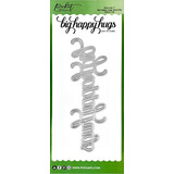 Picket Fence Studios Slim Line Big Happy Hugs Word 4x10 Inch Dies (SDCS-120) (OUTLET)