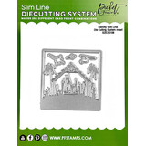 Picket Fence Studios Nativity Slim Line 4x4 Inch Die Cutting System Insert (SDCS-108) (OUTLET)