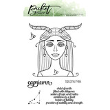 Picket Fence Studios Capricorn Girl 4x6 Inch Clear Stamps (HG-111) (OUTLET)