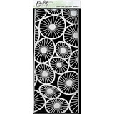 Picket Fence Studios Slim Line Lily Pads 4x10 Inch Stencil (SC-221) (OUTLET)