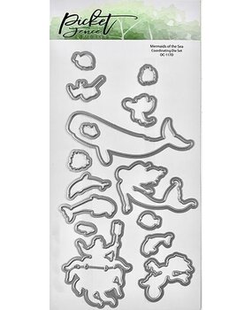 Picket Fence Studios Mermaids of the Sea Dies (OC-117D) (OUTLET)