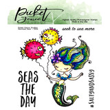 Picket Fence Studios Mermaid Dear 4x4 Inch Clear Stamps (D-104) (OUTLET)