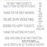 Picket Fence Studios Momma's Thoughts 3x4 Inch Clear Stamps (S-220) (OUTLET)