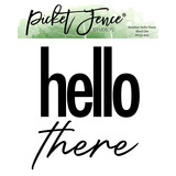 Picket Fence Studios Another Hello There Word 4x6 Inch Metal Dies (2pcs) (PFSD-409) (OUTLET)