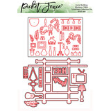 Picket Fence Studios Scene Building: Momma's 1980's Tchotchkes Collection Metal Dies (11pcs) (PFSD-364) (OUTLET)