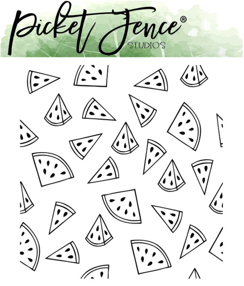 Picket Fence Studios Watermelon Nectar 4x4 Inch Clear Stamps (BB-214) (OUTLET)