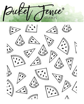 Picket Fence Studios Watermelon Nectar 4x4 Inch Clear Stamps (BB-214) (OUTLET)