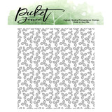 Picket Fence Studios Holiday Holly 4x4 Inch Clear Stamps (C-149) (OUTLET)