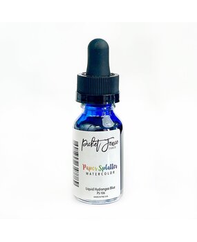 Picket Fence Studios Paper Splatter Watercolor Liquid Hydrangea Blue 0.5 oz (PS-106) (OUTLET)
