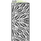 Picket Fence Studios Slim Line Shadow of Leaves 4x10 Inch Stencil (SC-316) (OUTLET)