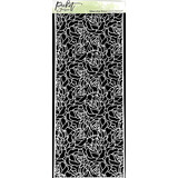 Picket Fence Studios Slim Line Rose Lines 4x10 Inch Stencil (SC-301) (OUTLET)