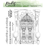 Picket Fence Studios Scene Building: BFF Girls' Mansion 6x6 Inch Clear Stamps (BFF-119) (OUTLET)