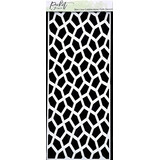 Picket Fence Studios Slim Line Cobblestone 4x10 Inch Stencil (SC-289) (OUTLET)