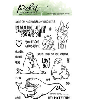 Picket Fence Studios More of The Best Hugs Ever 4x6 Inch Clear Stamps (A-163) (OUTLET)