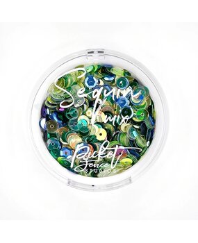 Picket Fence Studios Green Seas Sequin Mix (SQ-155) (OUTLET)