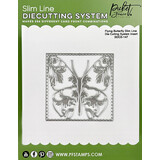 Picket Fence Studios Flying Butterfly Slim Line 4x4 Inch Die Cutting System Insert (SDCS-147) (OUTLET)