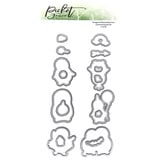 Picket Fence Studios Penguins Wanna Have Fun 4x8 Inch Metal Dies (A-161D) (OUTLET)