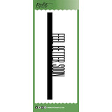 Picket Fence Studios Slim Line Feel Better Soon Word 4x10 Inch Topper Dies (SDCS-137) (OUTLET)