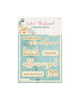 P13 Travel Journal Light Chipboard Embellishments ENG (8pcs) (P13-TRJ-55) (OUTLET) P13 Travel Journal Light Chipboard Embellishments ENG (8pcs) (P13-TRJ-55) (OUTLET)