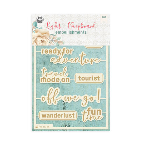 P13 Travel Journal Light Chipboard Embellishments ENG (8pcs) (P13-TRJ-55) (OUTLET) P13 Travel Journal Light Chipboard Embellishments ENG (8pcs) (P13-TRJ-55) (OUTLET)