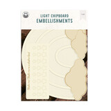 P13 Believe in Fairies Light Chipboard Embellishments Base Shaker Rainbow (P13-BIF-50) (OUTLET)