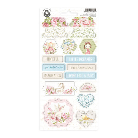 P13 Believe in Fairies Chipboard Stickers 03 (P13-BIF-36) (OUTLET)