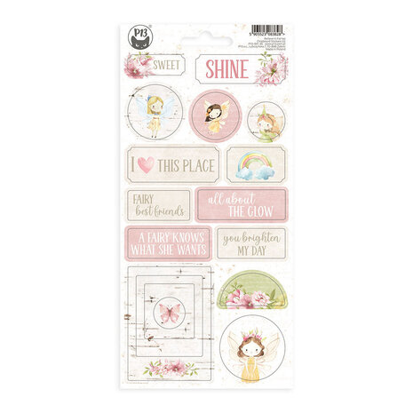 P13 Believe in Fairies Chipboard Stickers 02 (P13-BIF-35) (OUTLET)