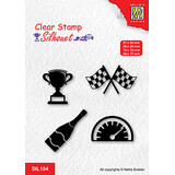 Nellie Snellen Silhouette Clear Stamps Formula One Serie 3 (SIL104) (OUTLET)
