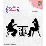 Nellie Snellen Silhouette Clear Stamps Terrace (SIL091) (OUTLET)