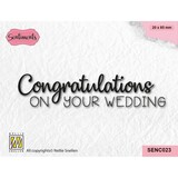 Nellie Snellen Sentiments Clear Stamps Congratulations (SENC023) (OUTLET)