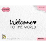 Nellie Snellen Sentiments Clear Stamps Welcome to the World (SENC022) (OUTLET)