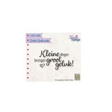 Nellie Snellen Dutch Sentiments Clear Stamps Kleine dingen brengen groot geluk (SENC015) (OUTLET)