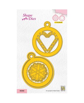Nellie Snellen Shape Dies Christmas Bauble (SD292) (OUTLET) Nellie Snellen Shape Dies Christmas Bauble (SD292) (OUTLET)