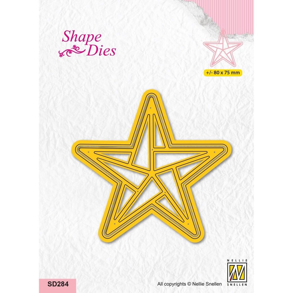 Nellie Snellen Shape Dies Stars Origami (SD284) (OUTLET)