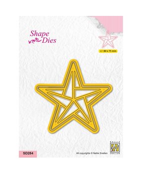 Nellie Snellen Shape Dies Stars Origami (SD284) (OUTLET)