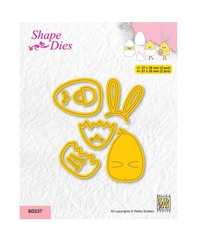Nellie Snellen Shape Dies Easter Chick (SD237) (OUTLET) Nellie Snellen Shape Dies Easter Chick (SD237) (OUTLET)