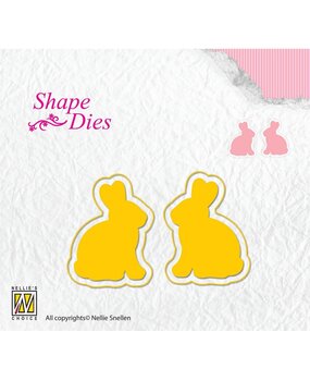 Nellie Snellen Shape Dies Rabbits (SD122) (OUTLET) Nellie Snellen Shape Dies Rabbits (SD122) (OUTLET)