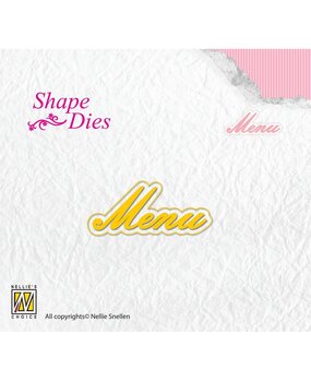 Nellie Snellen Shape Dies Menu (SD120) (OUTLET) Nellie Snellen Shape Dies Menu (SD120) (OUTLET)