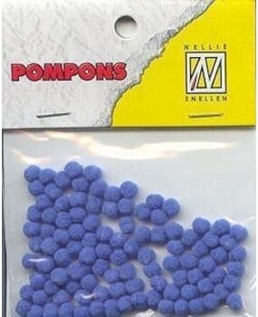 Nellie Snellen Pompons Mini 3mm Light Blue (100pcs) (POM019) (OUTLET) Nellie Snellen Pompons Mini 3mm Light Blue (100pcs) (POM019) (OUTLET)
