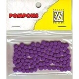 Nellie Snellen Pompons Mini 3mm Purple (100pcs) (POM010) (OUTLET)