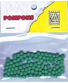 Nellie Snellen Pompons Mini 3mm Emerald Green (100pcs) (POM004) (OUTLET) Nellie Snellen Pompons Mini 3mm Emerald Green (100pcs) (POM004) (OUTLET)