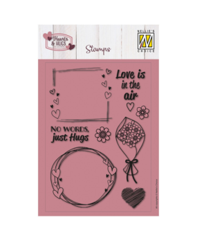 Nellie Snellen Clear Stamp A6 No Words, Just Hugs (NSCS022) (OUTLET) Nellie Snellen Clear Stamp A6 No Words, Just Hugs (NSCS022) (OUTLET)