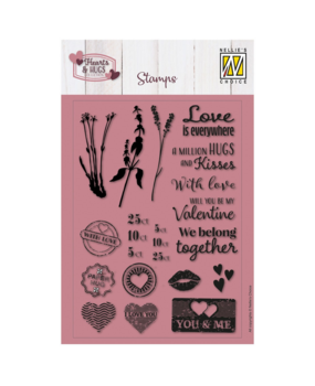 Nellie Snellen Clear Stamp A6 Love Is Everywhere (NSCS021) (OUTLET)